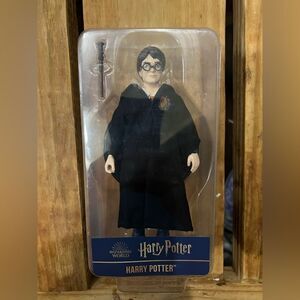 Bendyfigs Harry Potter Wizard w Wand 7" Figure Bendable + Base Official Licensed